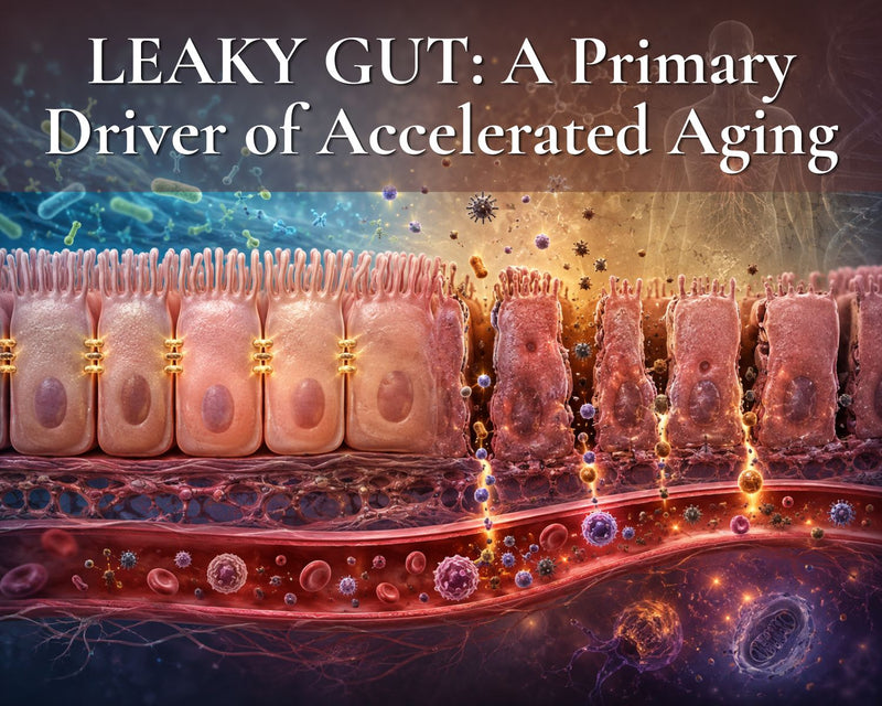 Leaky Gut Is Not a Wellness Buzzword. It Is One of the Primary Drivers of Accelerated Aging.