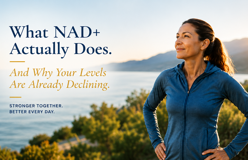 What NAD+ Actually Does. And Why Your Levels Are Already Declining.